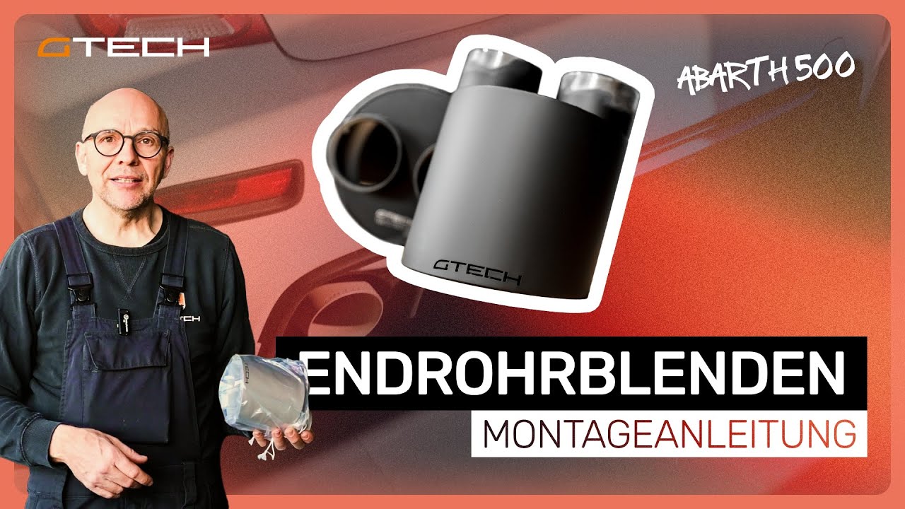 G TECH Endrohrblenden - Montageanleitung