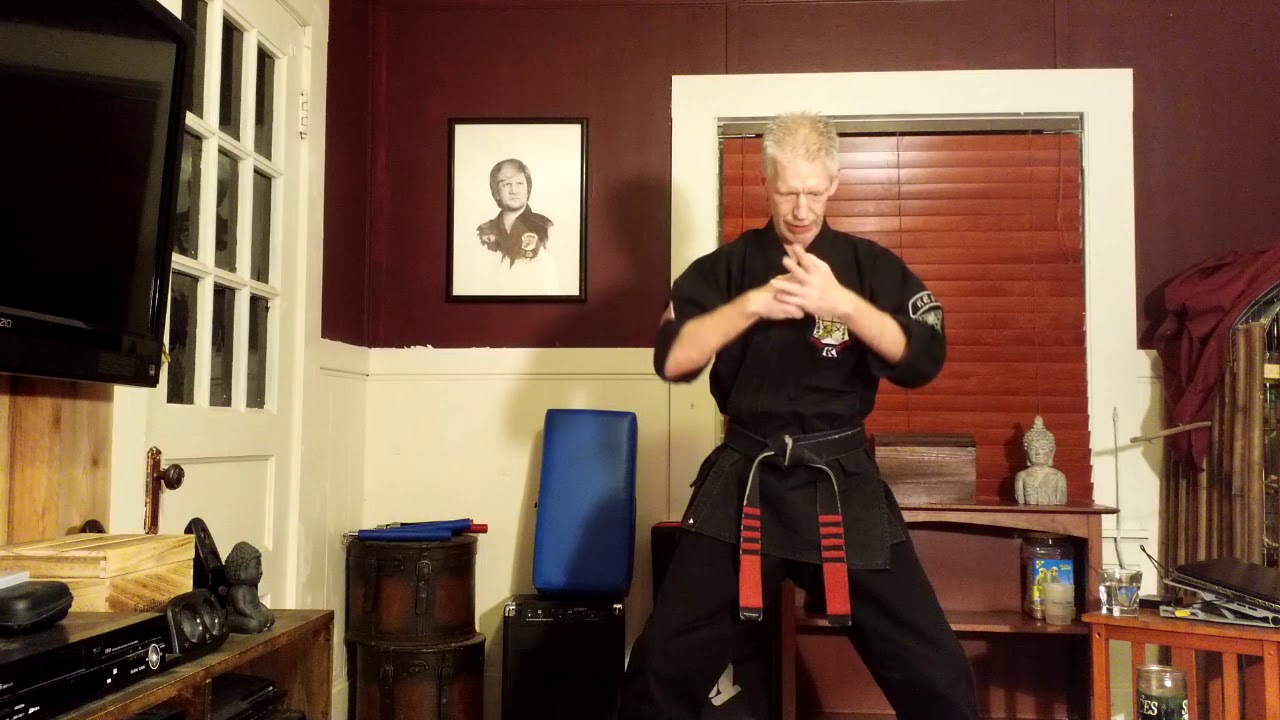 4 different Forms Salutations of Ed Parker's Kenpo