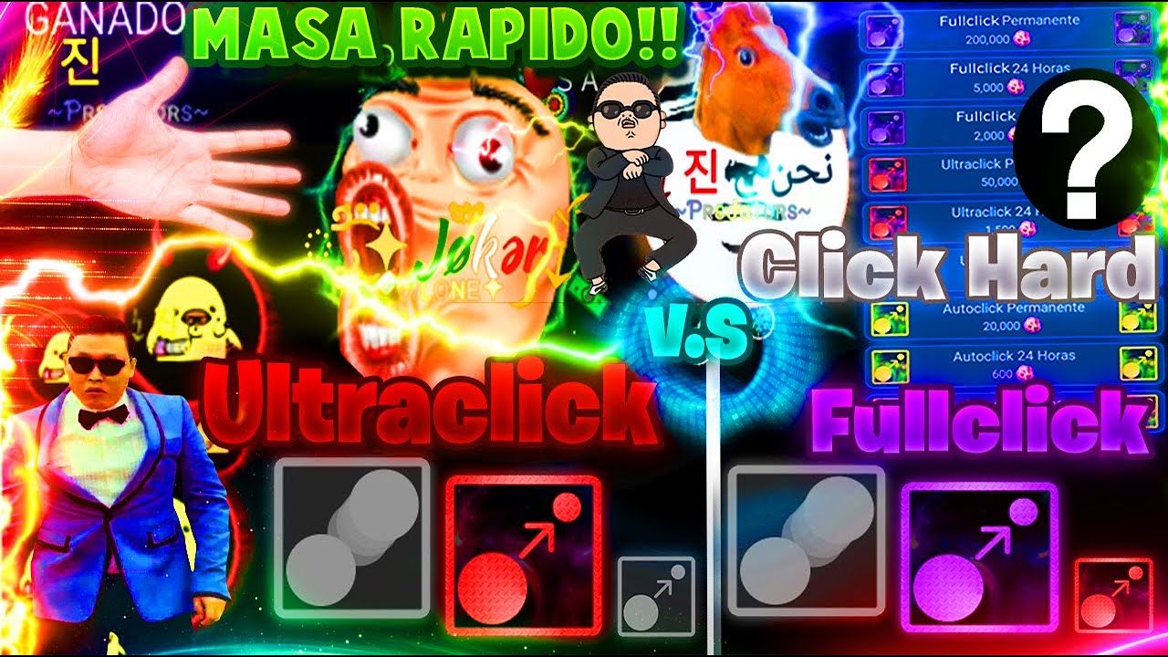 🔥✦¿CÓMO TIRAR MASA RÁPIDO SIN ACELERADOR DE CLICK?😯✦ 🐴 ✦ ULTRACLICK V.S CLICKHARD ✦ | 🌹 ✦NEBULOUS✦ 🌹
