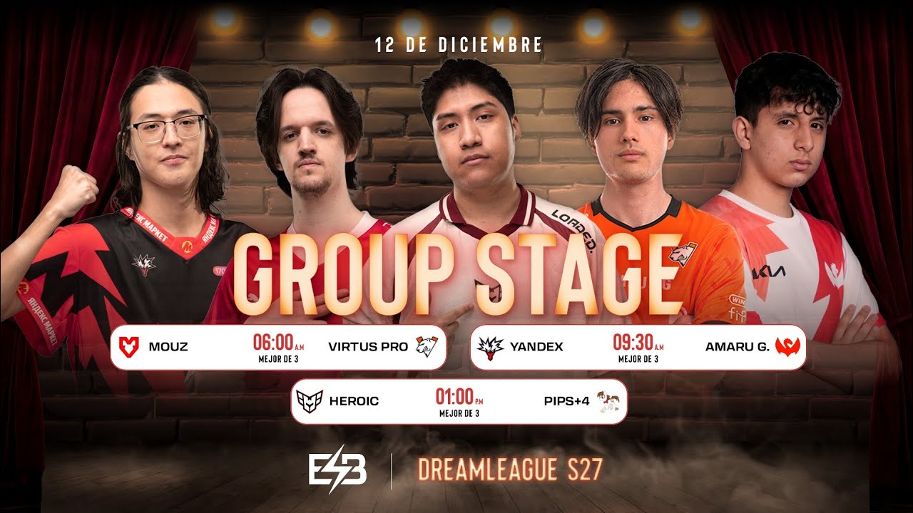 [ES] DreamLeague S27: Group Stage [D&iacute;a 3]