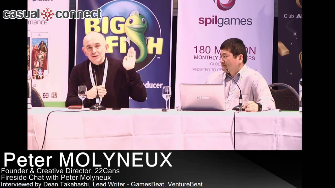 Fireside Chat with Peter Molyneux | Peter MOLYNEUX, Dean TAKAHASHI