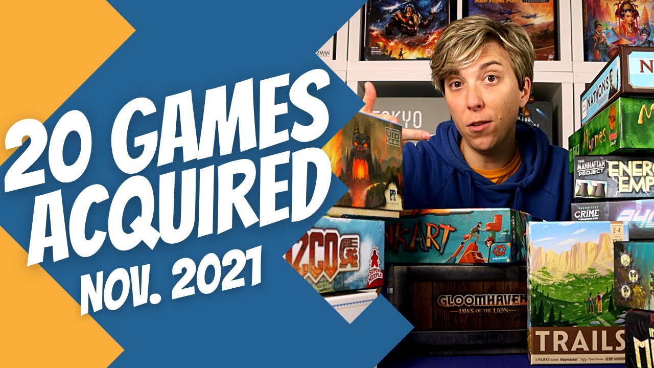 20 GAMES ACQUIRED IN NOVEMBER!!! | Board Game Perspective