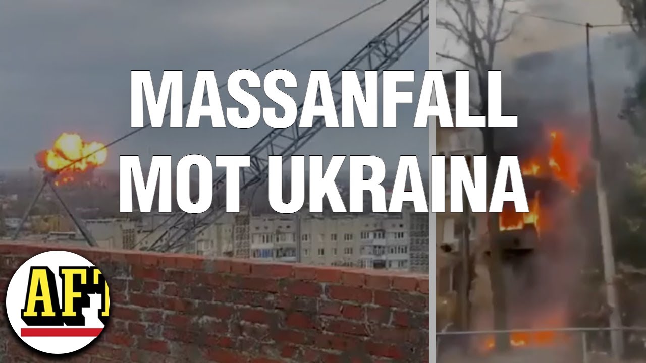 Över 100 raketer mot Ukraina – flera attacker väntar