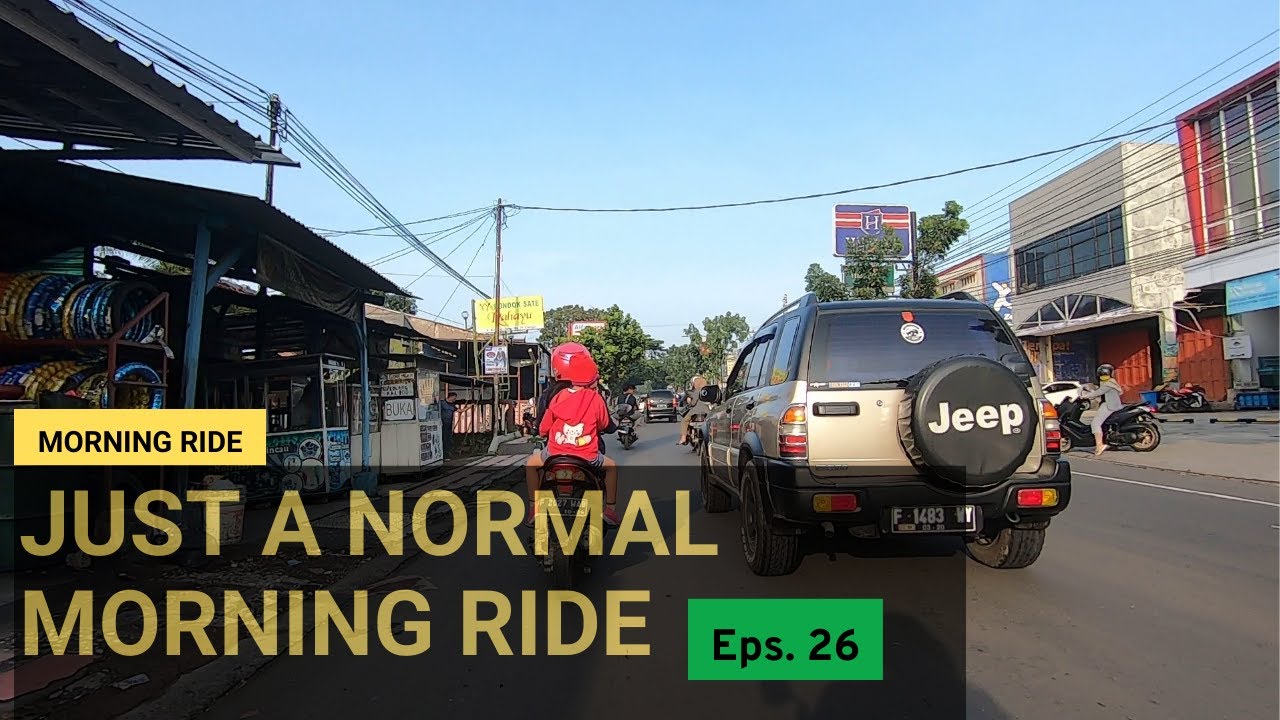 Morning Ride: Cikalongkulon - Cianjur #26 | Rural to Urban. Pure Road Ambience, No Talking