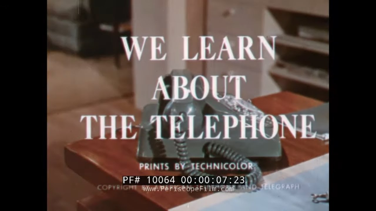 1965 BELL TELEPHONE ОБРАЗОВАТЕЛЬНЫЙ ФИЛЬМ «МЫ УЗНАЕМ О ТЕЛЕФОНЕ» 10064