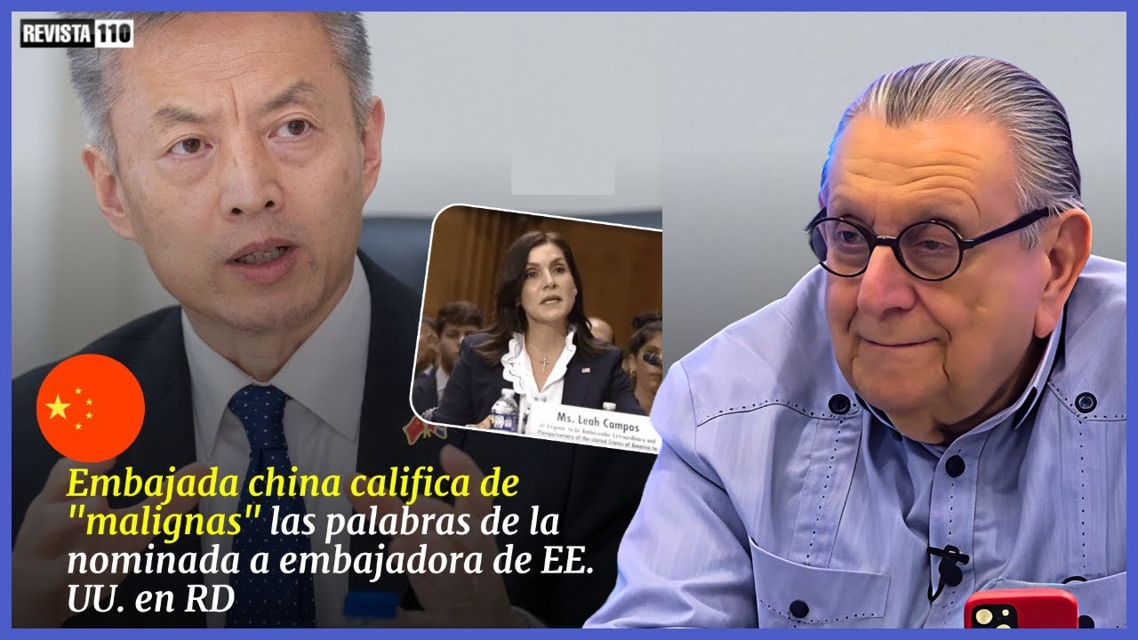 Julio Hazim analiza enfrentamiento entre el embajador chino y la posible embajadora de EE.UU. en RD