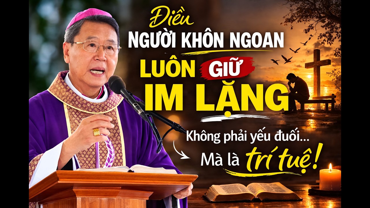 Người Khôn Ngoan Luôn Im Lặng? Bài Giảng Khiến Nhiều Người Thức Tỉnh. ĐỨC CHA KHẢM GIẢNG MỚI NHẤT