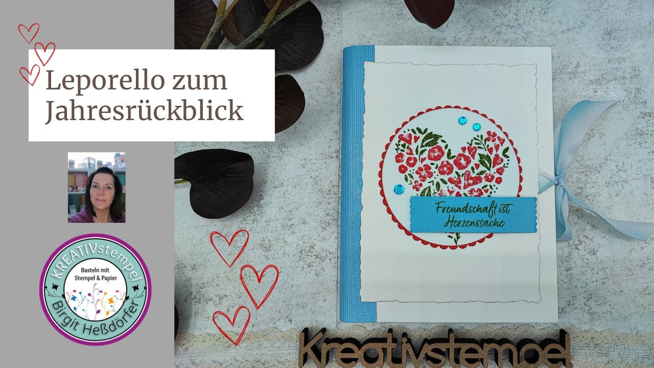 Anleitung Leporello Album in Geschenkverpackung / Album zum Jahresrückblick
