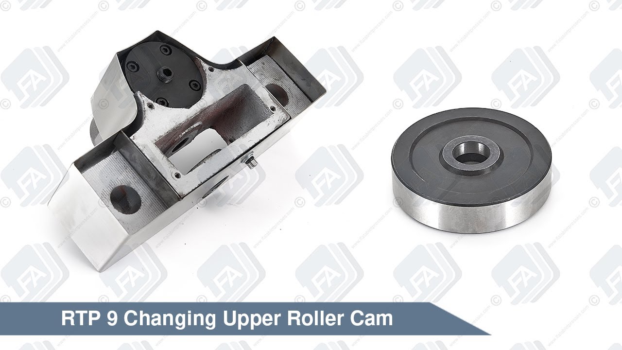 RTP 9 Rotary Tablet Press - Changing Upper Roller Cam | LFA Tablet Presses