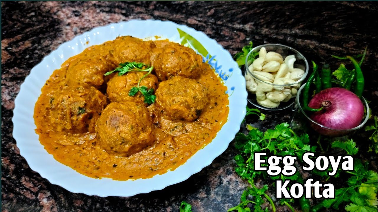 Egg Soya Kofta | Egg Recipe | Egg Kofta Curry | Soya Kofta Curry