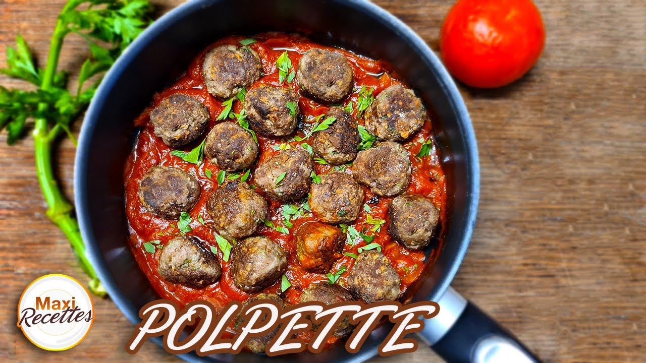 Polpette, Boulettes de Viande Napolitaines, Recette Facile