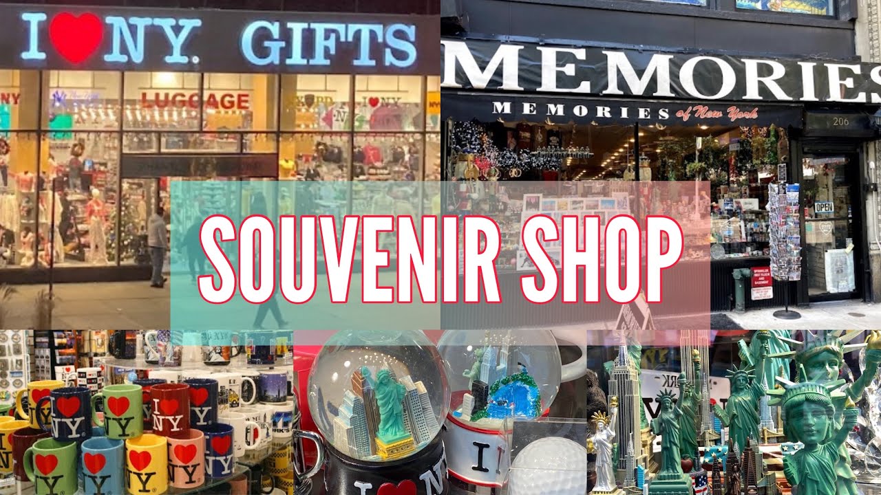 NYC SOUVENIR SHOPPING, TIMES SQUARE MANHATTAN | MEMORIES & I❤️NY GIFTS STORE, NEW YORK