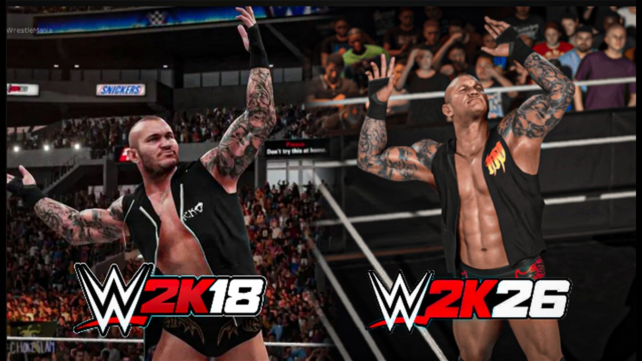 WWE 2K26 против WWE 2K18 &mdash; подробное сравнение