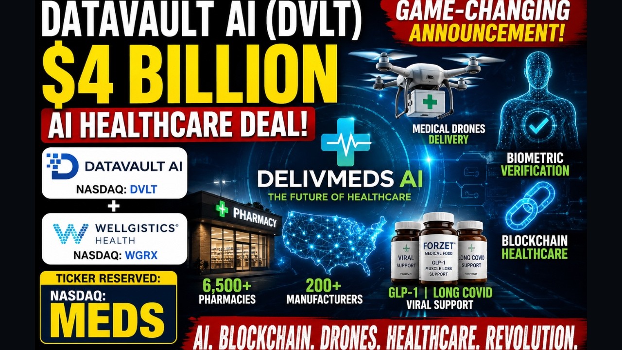 🚨 Datavault AI (DVLT) только что анонсировала ИИ-сделку в сфере здравоохранения на 4 МИЛЛИАРДА до...