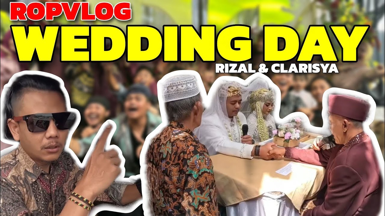 ROVLOG | AKSI KOCAK ❗❗❗RUSDY OYAG DAN KAWAN KAWAN DI ACARA PERNIKAHAN RIZAL & CLARISYA