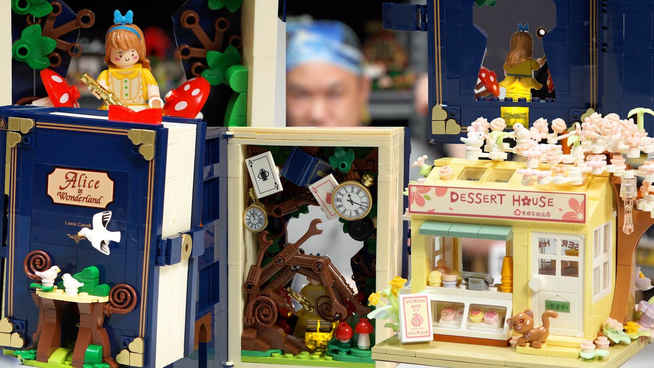 Alice in Wonderland Book and Dessert House |  Wekki Brick Review 506172 516601