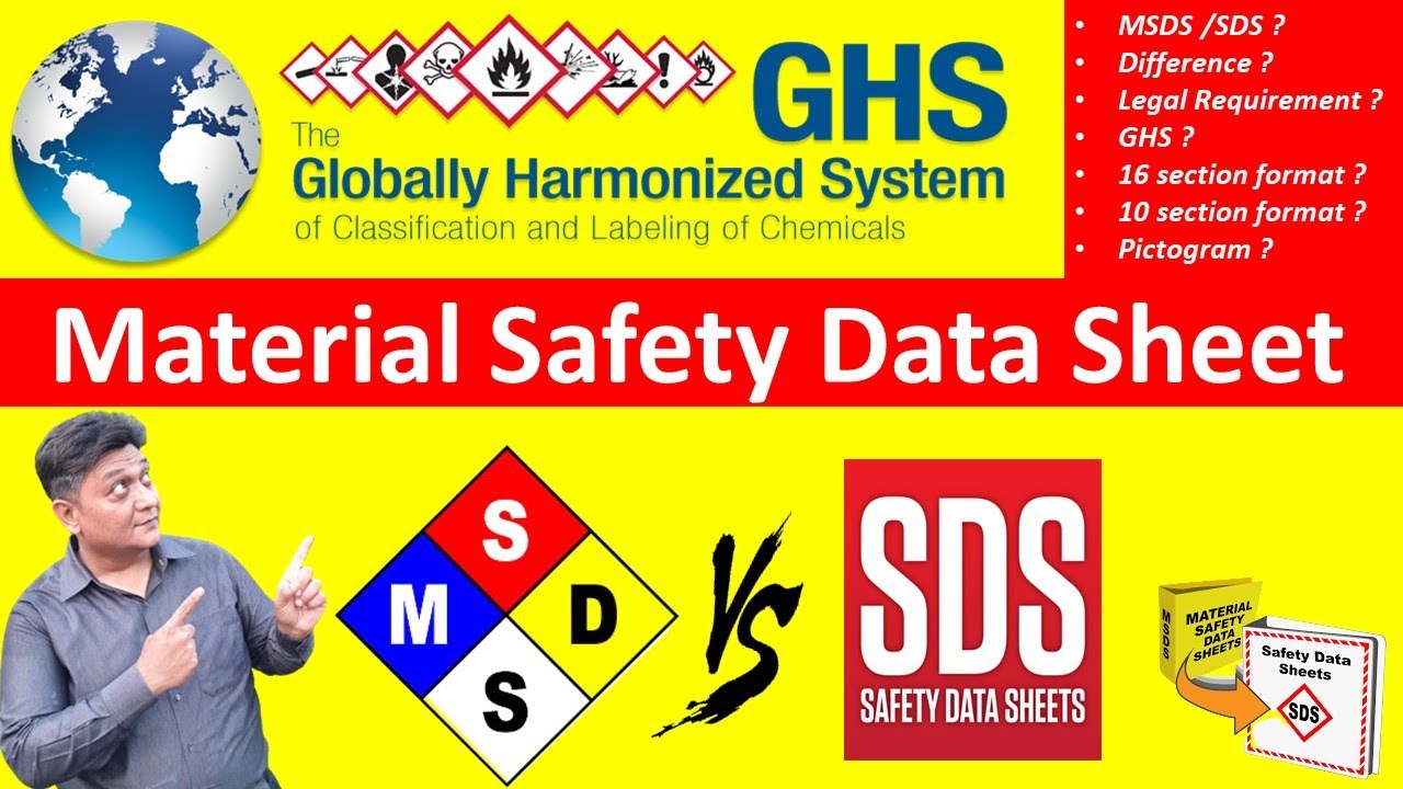What is MSDS in Hindi | MSDS | Material Safety Data sheet| Safety Data Sheet| MSDS vs SDS Difference