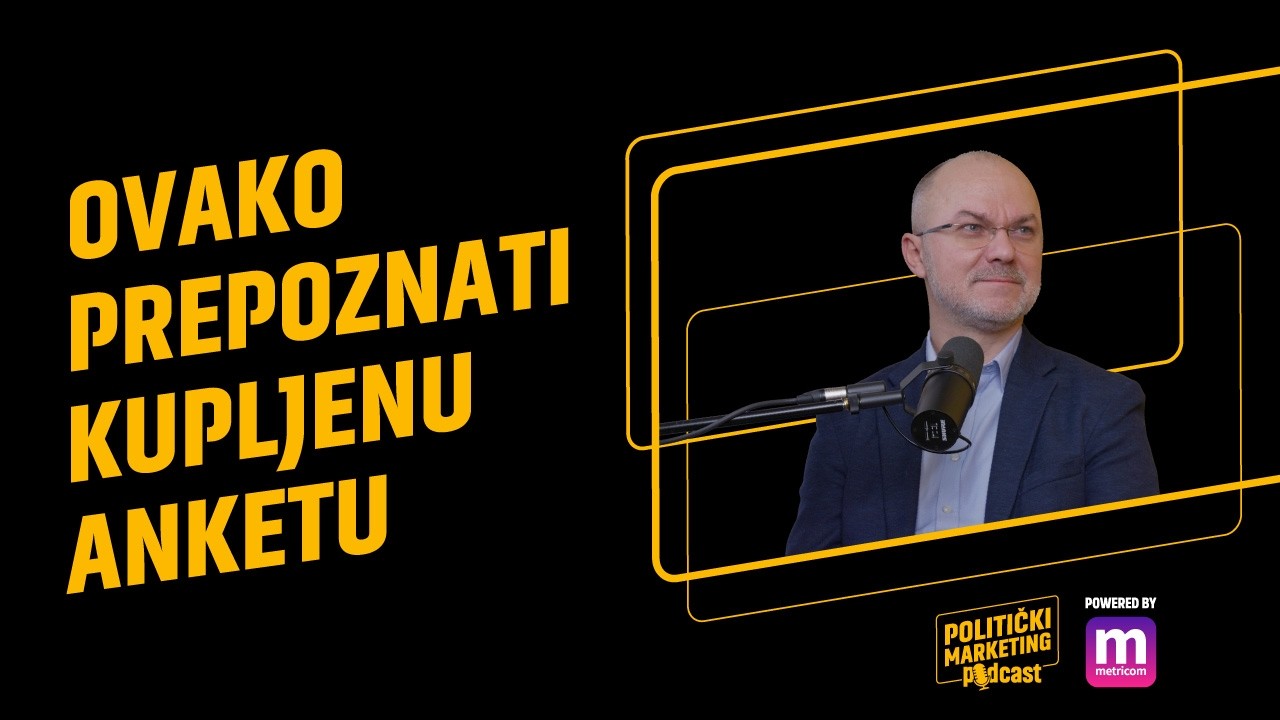 DRAGAN BAGIĆ Političari se u kampanjama ne oslanjaju na podatke, već vode osjećajem