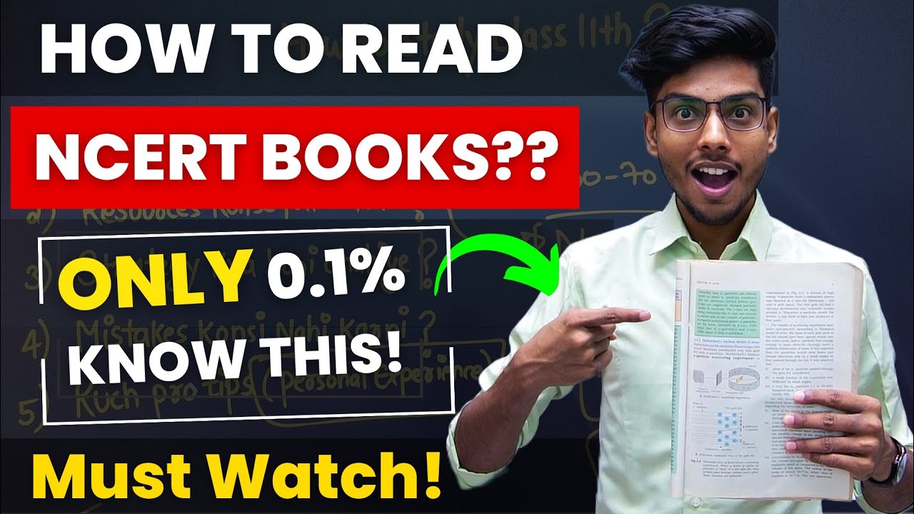 How to Read NCERT Books? | Only 0.1% Students Know this!🤯🔥