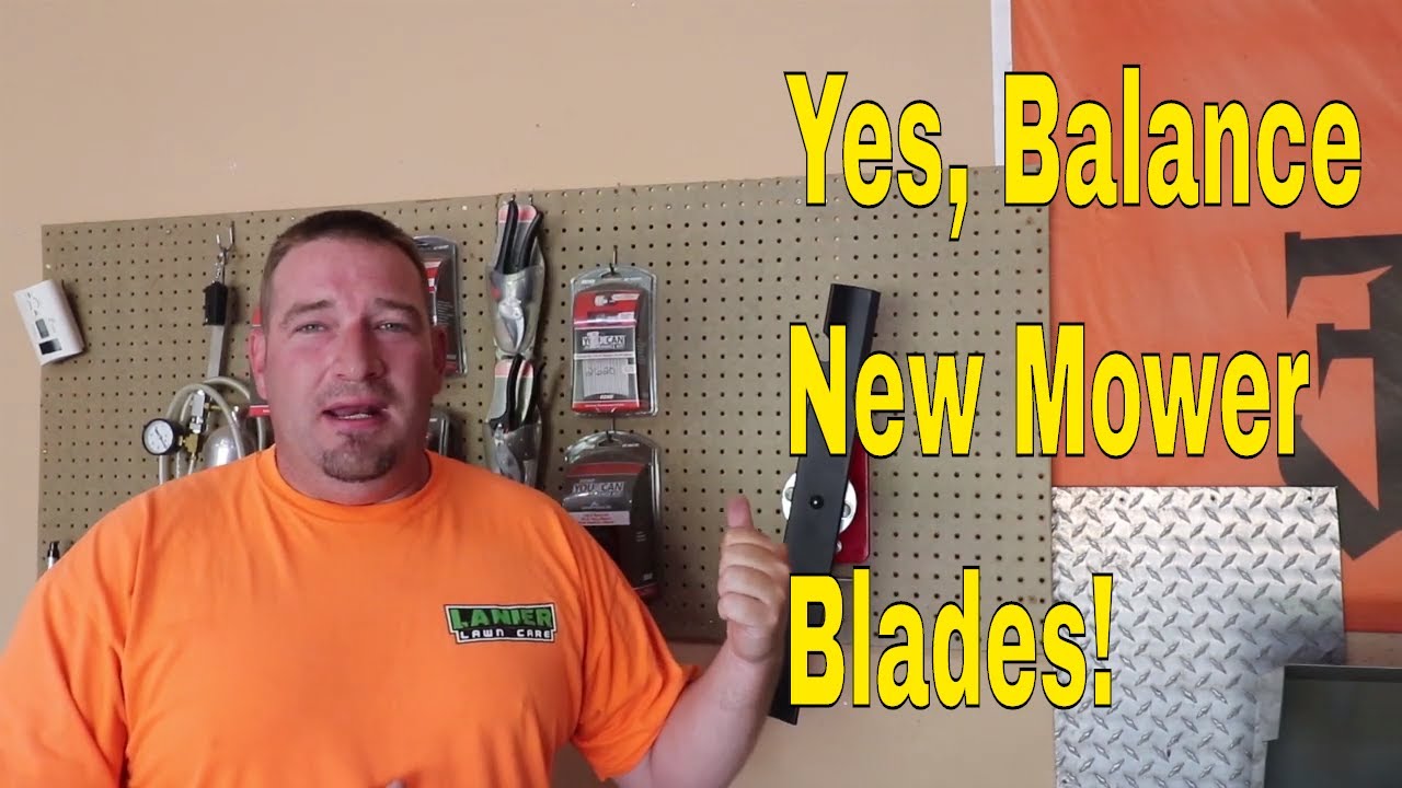 Why You Should Balance Your New Mower Blades to Save You Money