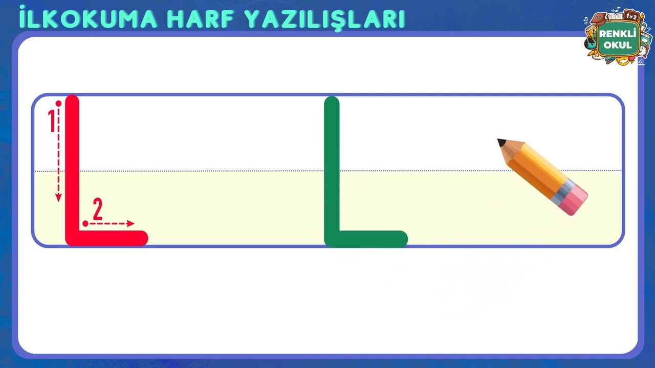 L Sesi Harfi Yazılışı 1. Grup Harfler ANETİL - Yeni Müfredat