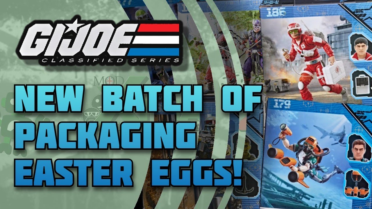 New Batch of GI Joe Classified Packaging Easter Eggs Spotted! (Pt 5)
