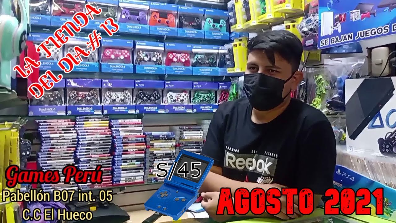 VISITAMOS A LA TIENDA GAMES PERÚ EN EL C.C EL HUECO . AGOSTO 2021. LA TIENDA DEL DIA # 13