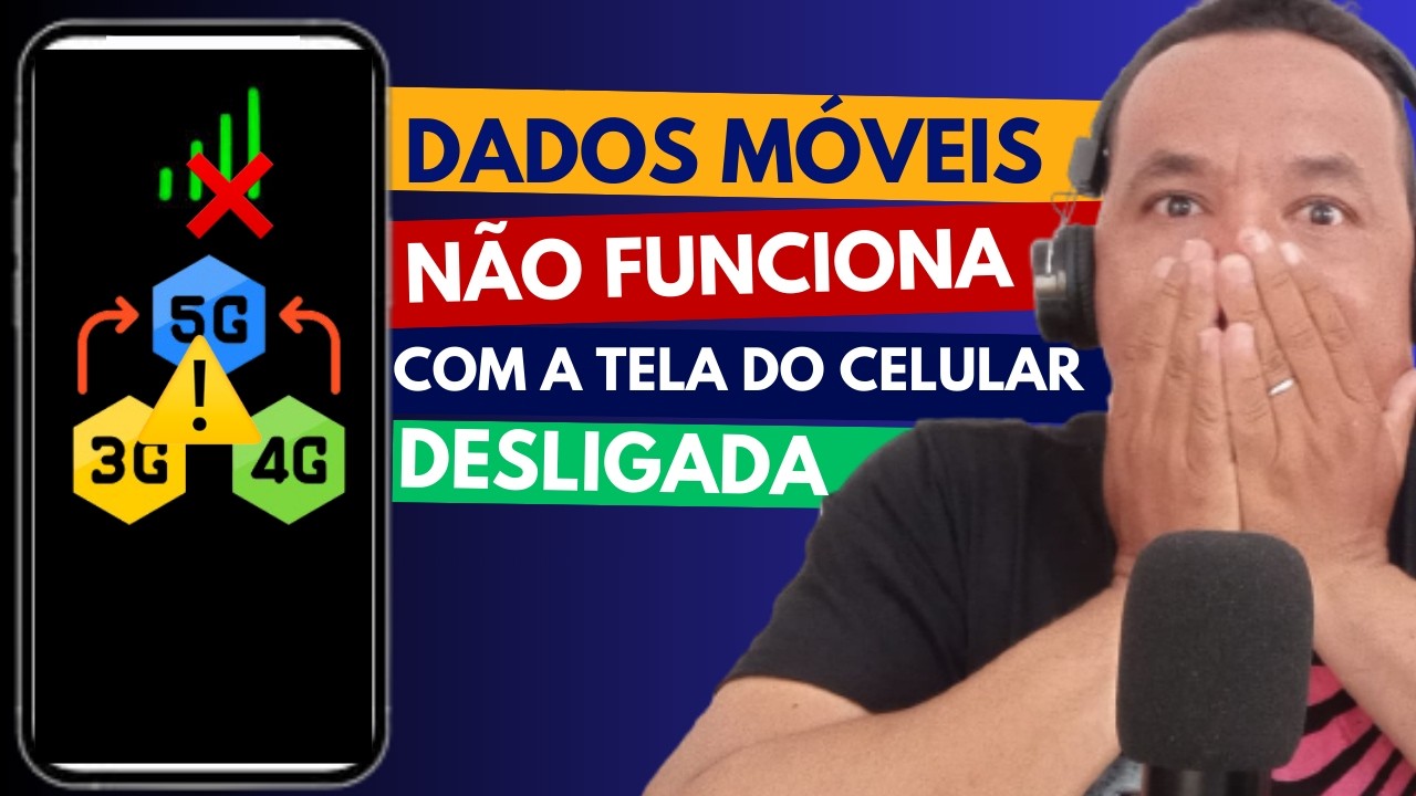 Dados Móveis Não Funcionam com a Tela do Celular Desligada ✅Resolvido