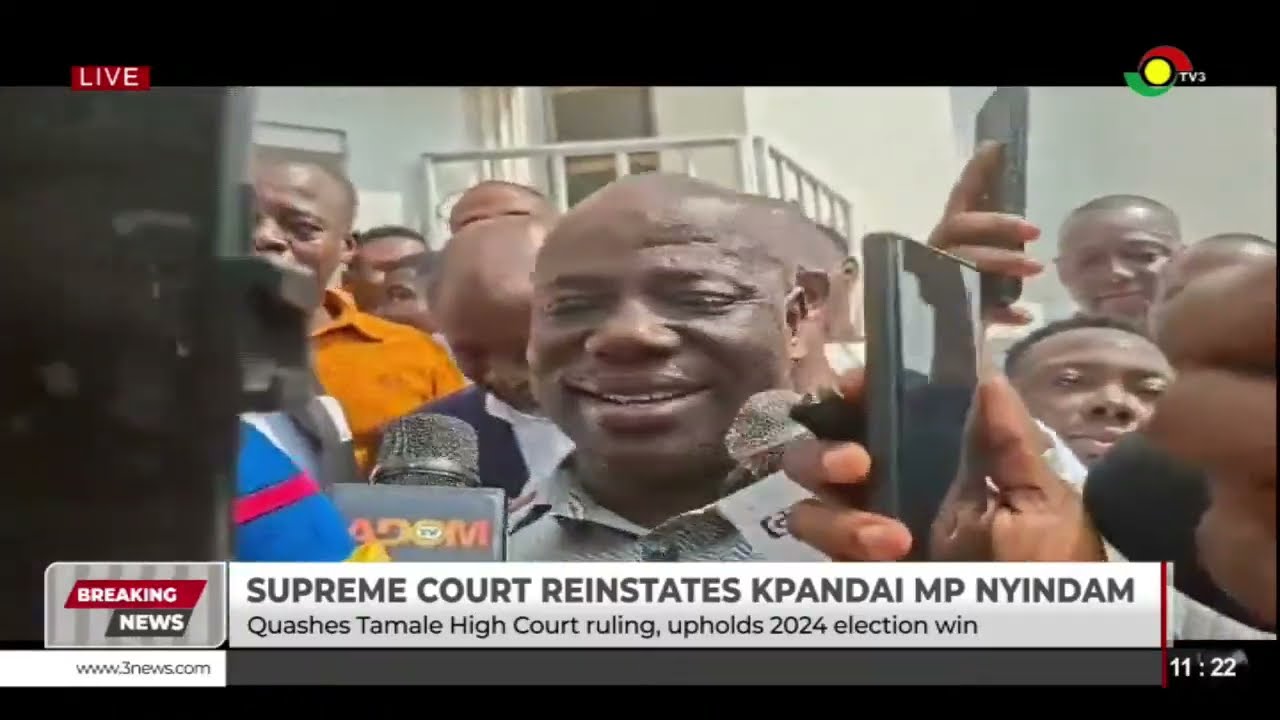 LIVE: Supreme Court Reinstates Kpandai MP Nyindam || 28-01-2026