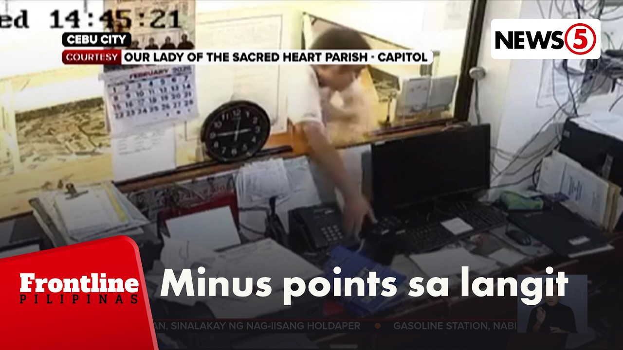 Dalawang beses na pagnanakaw sa simbahan, nasapul sa video | Frontline Pilipinas