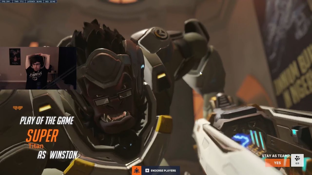 THIS IS TOP 500 WINSTON! POTG! SUPER WINSTON GAMEPLAY OVERWATCH 2 SEASON 5