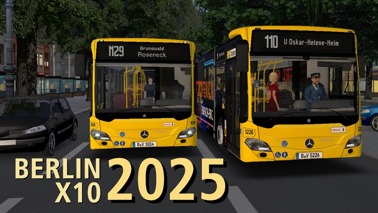 10 Jahre später - Unterwegs auf dem aktuellen 110 - Let's Play - OMSI 2 Berlin X10 - BVG Bus 110