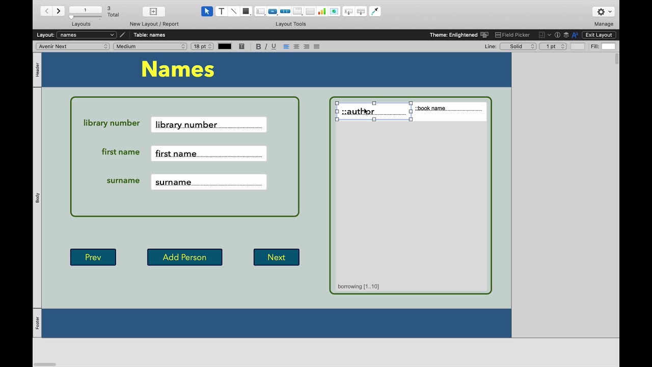 Порталы Filemaker