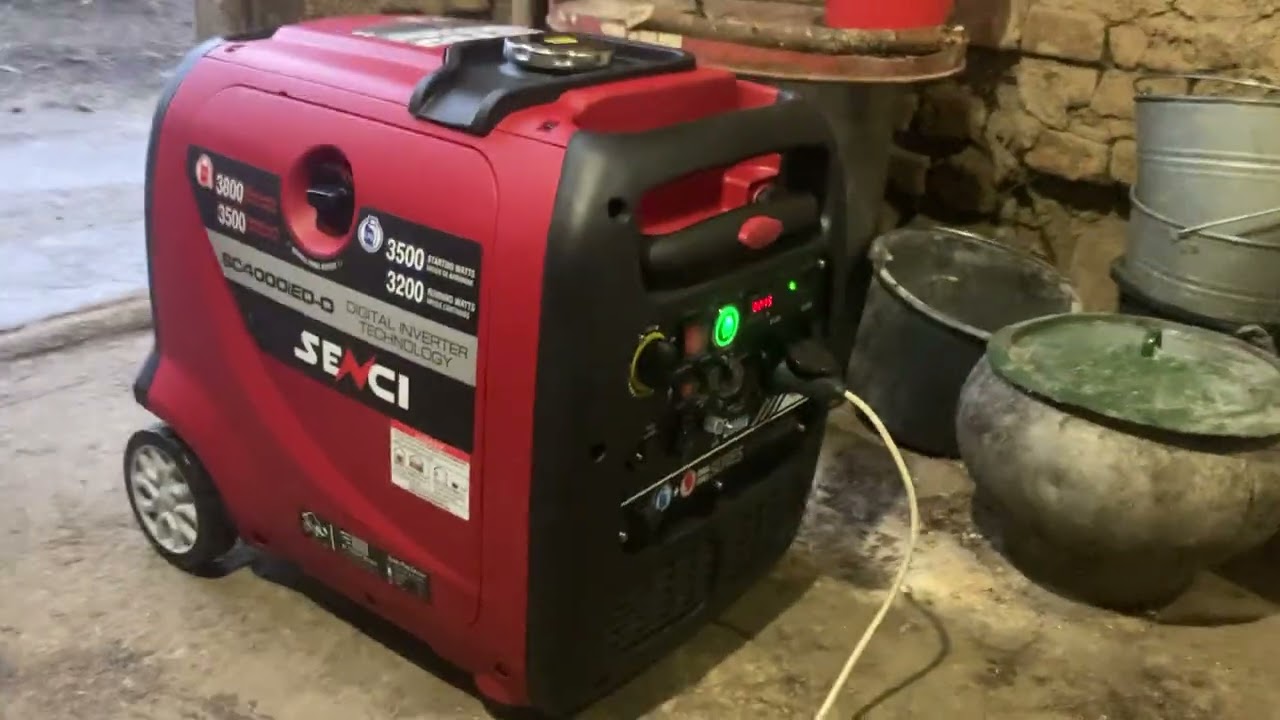 SENCI SC4000iED-O Инверторный генератор. Второй день, вторая работа.