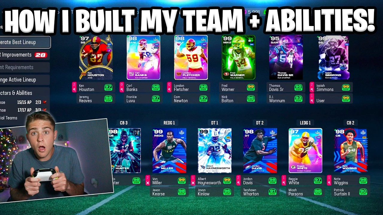 How I Built My Madden 26 Ultimate Team + Abilities I’m Using! (Team of The Year Update!)