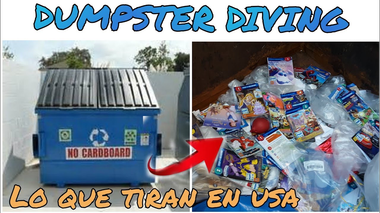 DUMPSTER DIVING /  Lo Que Tiran En USA🇺🇸🇲🇽