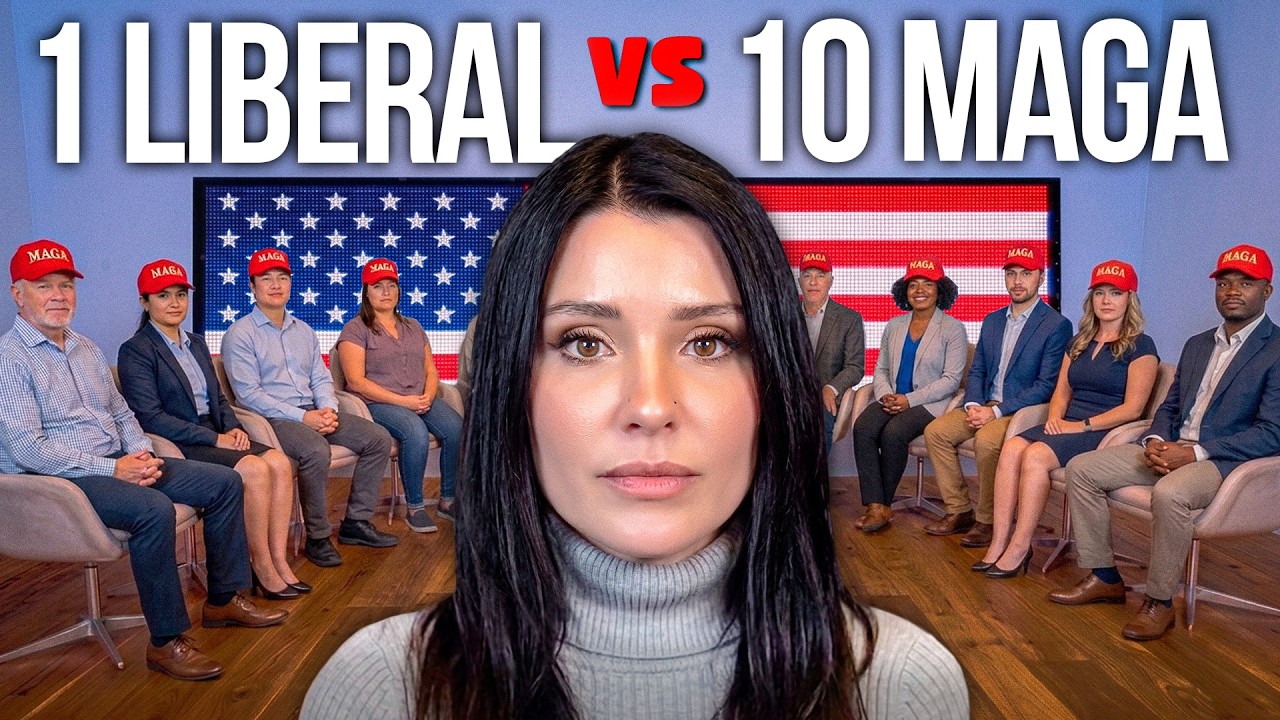 1 Liberal vs 10 MAGA Republicans (HEATED DEBATE)