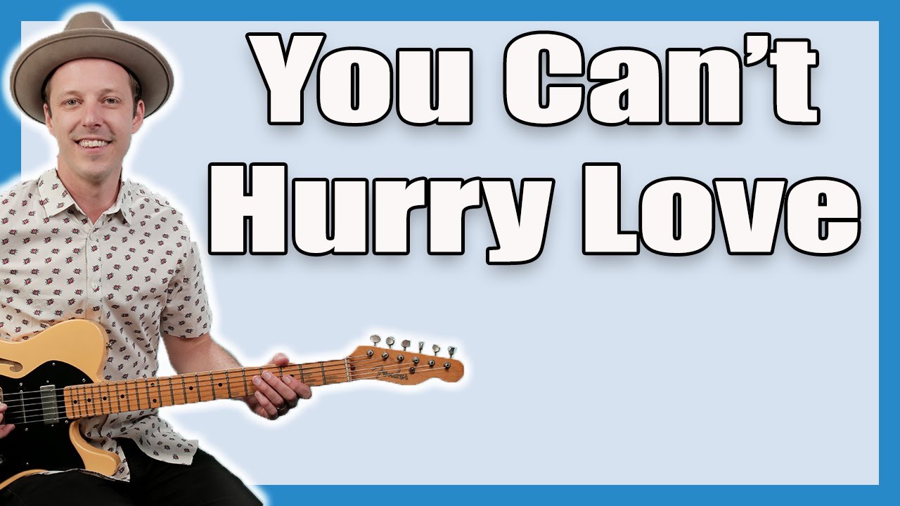 (The Supremes) You Can't Hurry Love Guitar Lesson