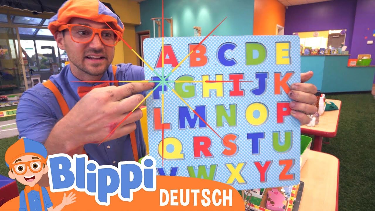 Blippi Deutsch - Blippi besucht einen Hallenspielplatz | Abenteuer und Videos für Kinder