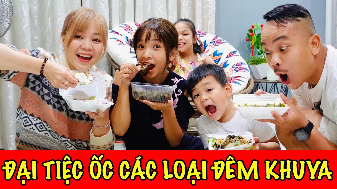 Ăn gì đây#5: ĐẬP HẾT 16 HỘP ỐC XẢ XUI CUỐI NĂM / VUI KHÔNG THỂ TẢ :))
