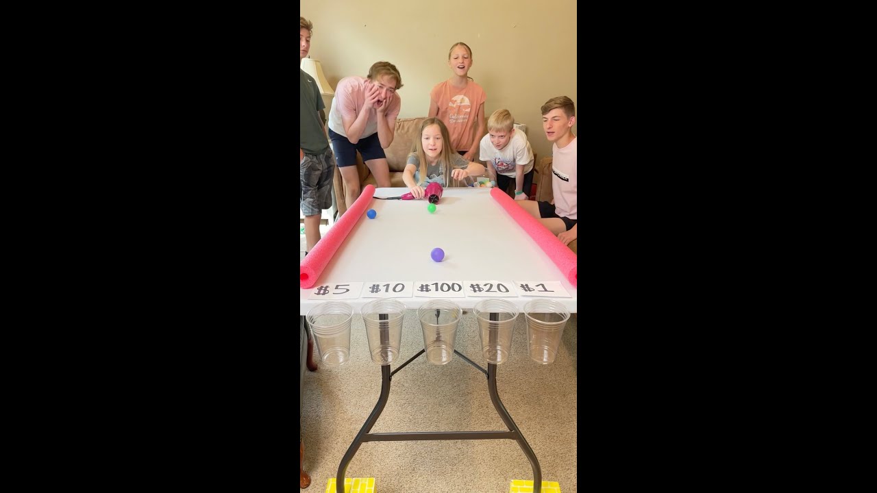 $100 Dollar Game With A Hair Dryer