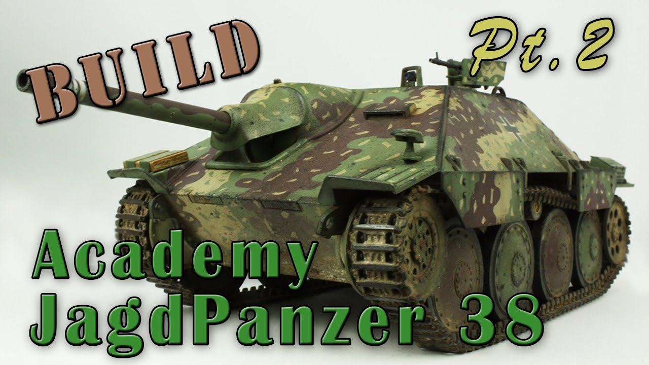 Academy Hetzer Build Pt. 2 (Покраска и состаривание)