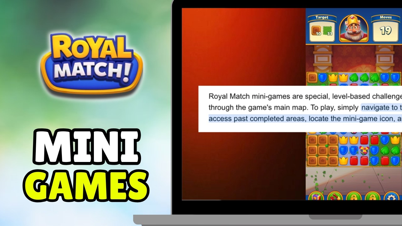 Как играть в мини-игры Royal Match (2026) - Полное руководство