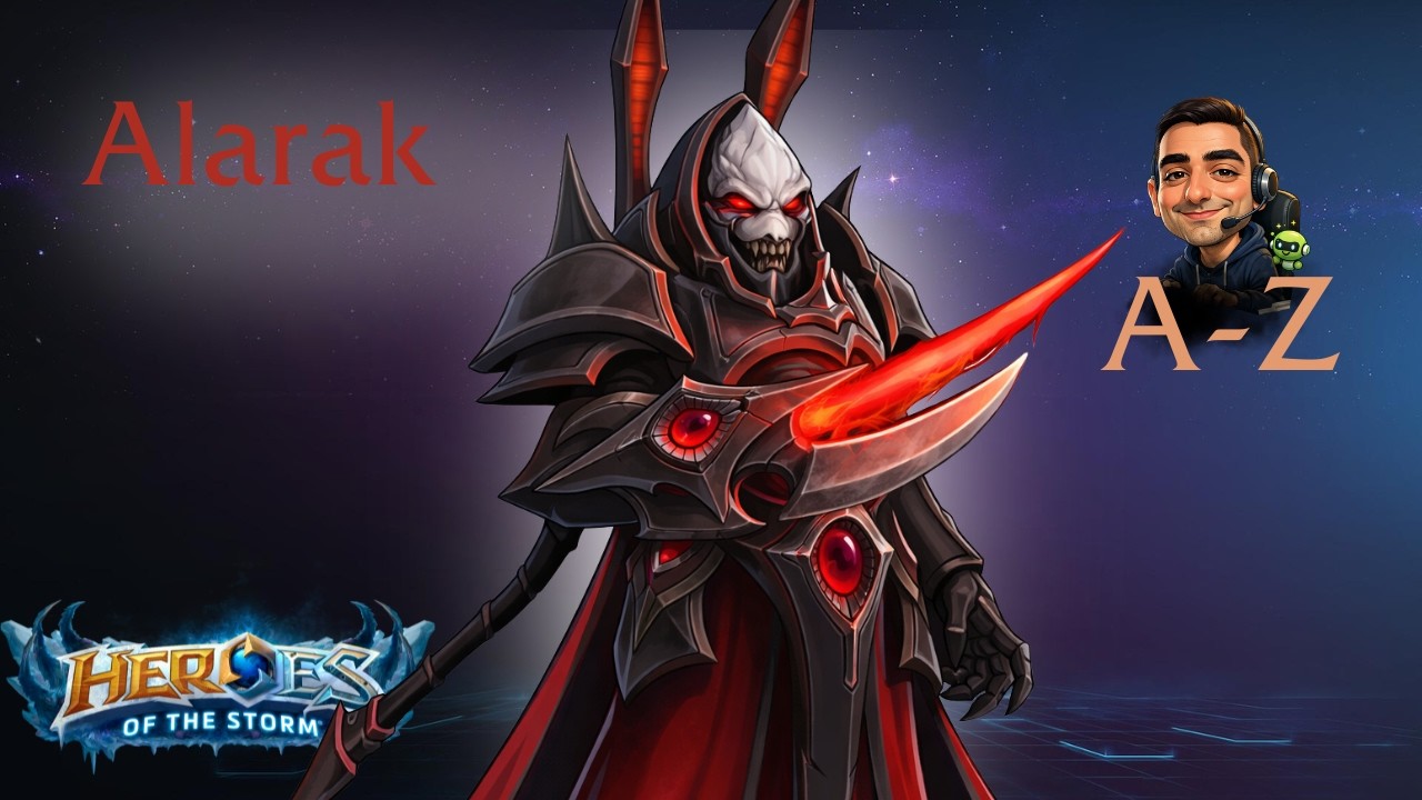 Heroes of the Storm de A-Z - ALARAK GAMEPLAY #02 (O CARA ESQUECEU QUE ERA SUPORTE)