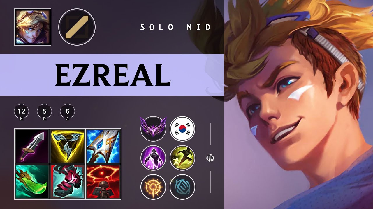 Ezreal Mid vs Viktor - KR Master Patch 25.22