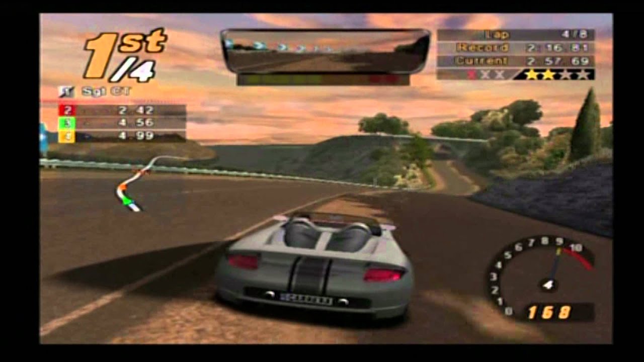 NFS Hot Pursuit 2 (PS2) - 8 Laps Hot Pursuit - Need for Speed Edition Porsche Carrera GT