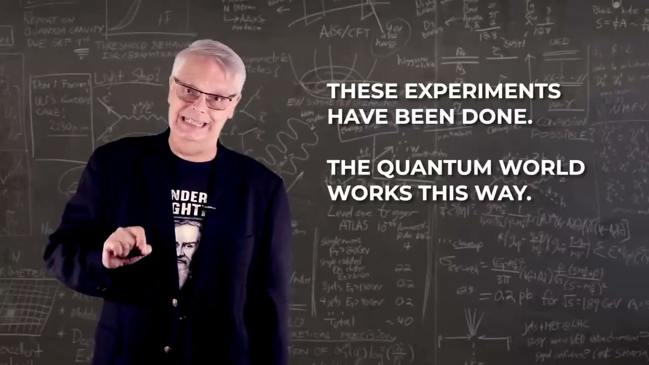 Dr.  Don Lincoln (Fermilab)  -  Quantum eraser experiment  -  Do photons experience time