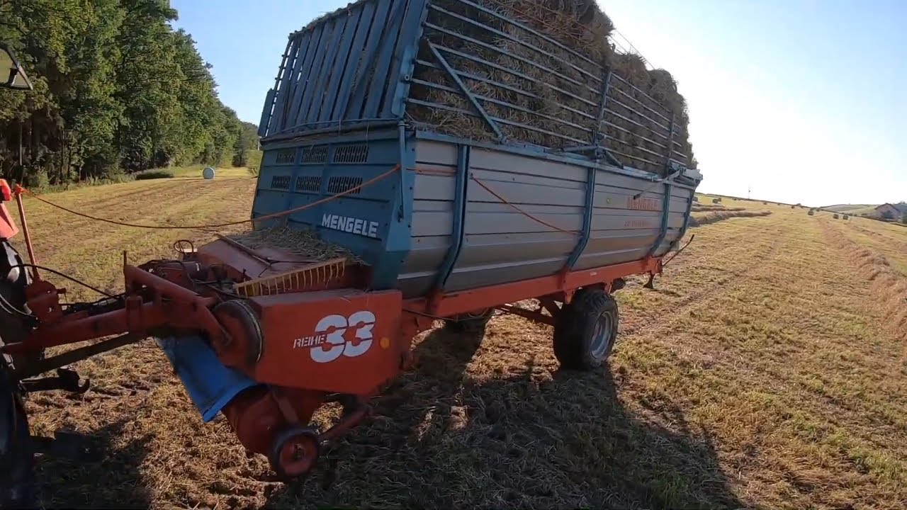Heu einfahren mit Mengele LW 310 Quadro // 2020 // [HD]