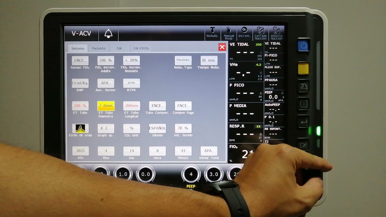 MEK ICS MV2000 evo5 Verificación Inicial de Funcionamiento.