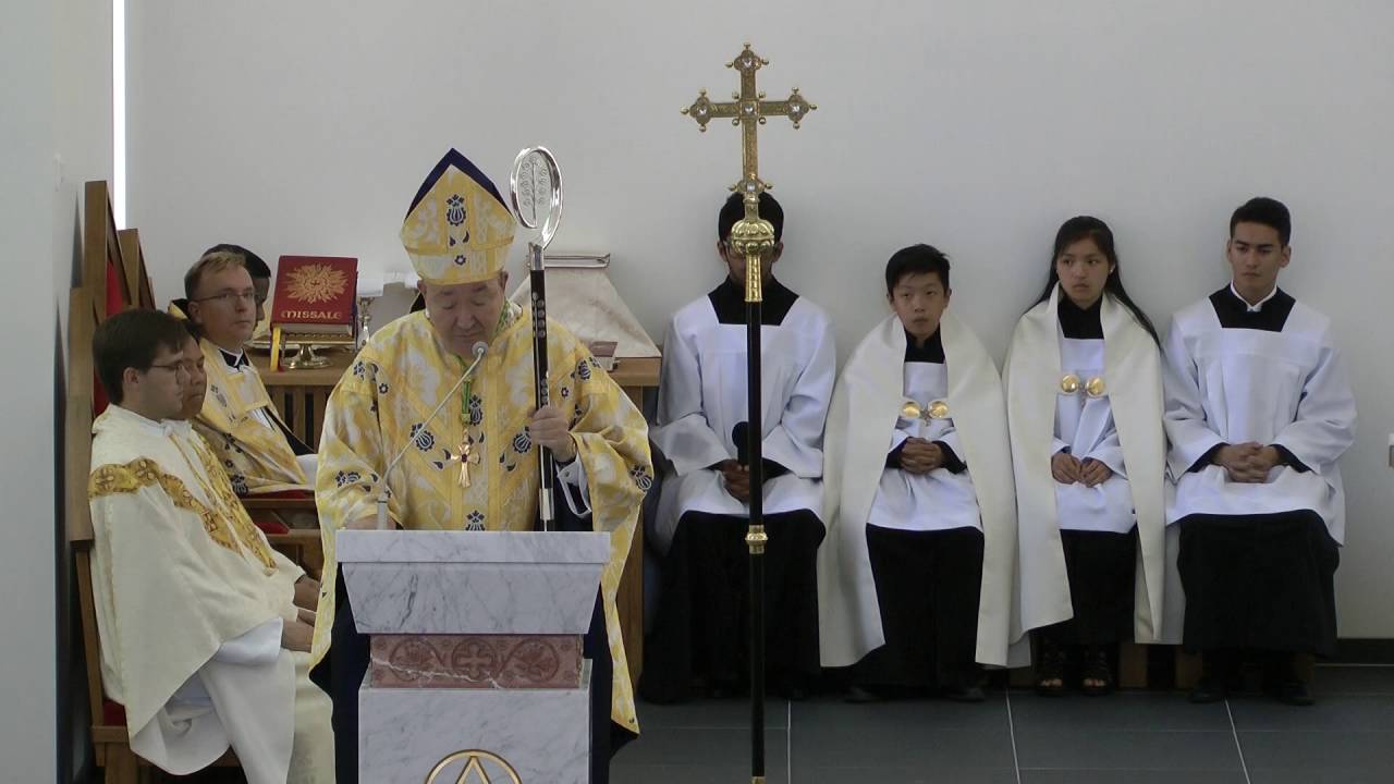 Fra innvielsen av St. Gudmund kirke på Jessheim 4. juni 2016